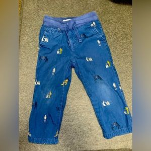 GAP Star Wars lined pull on pant